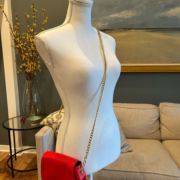 Marc Jacobs Red Leather Gold Chain Bag - Picture 2 of 15